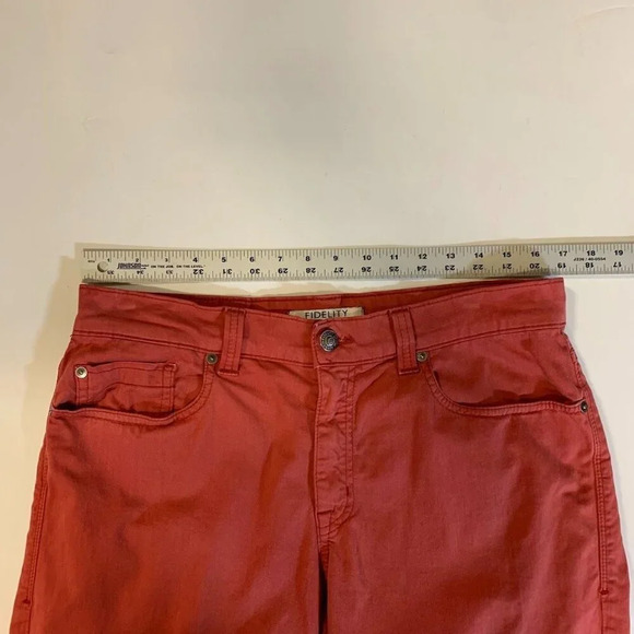 Fidelity Denim Men's Impala Slim Straight Denim In Havana Twill Jeans Size 33x30 - Picture 11 of 14